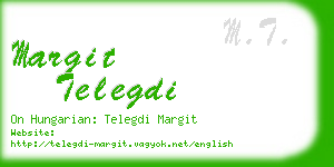 margit telegdi business card